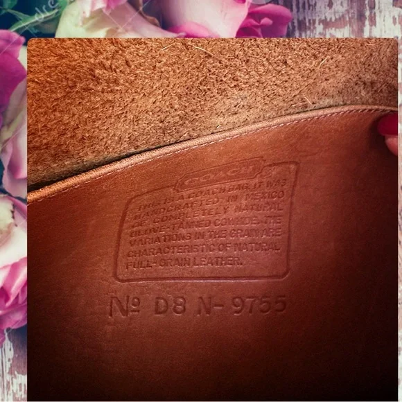 VINTAGE COACH BRITISH TAN CROSSBODY PENNY BAG  9755 - Picture 15 of 17